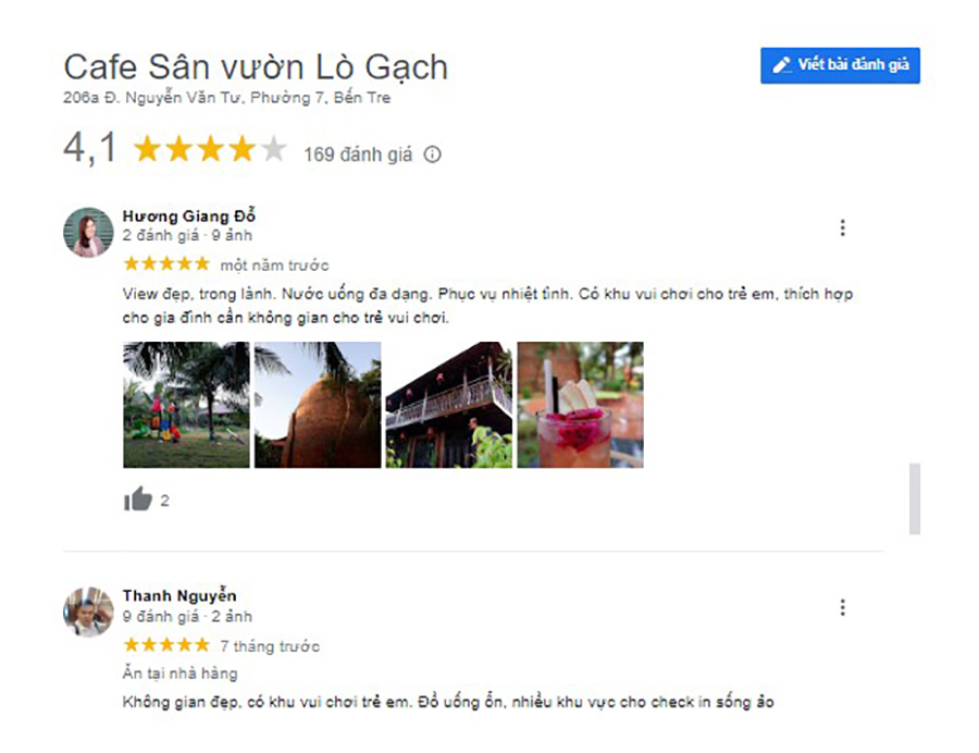 Đồ uống chất lượng , hương vị thơm ngon cũng là điểm cộng giúp Cafe sân vườn lò gạch ghi điểm trong lòng thực khách