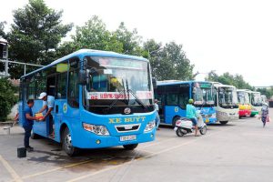 There is a list of bus routes in Ben Tre above, don't worry about the lack of smooth coconut travel. share